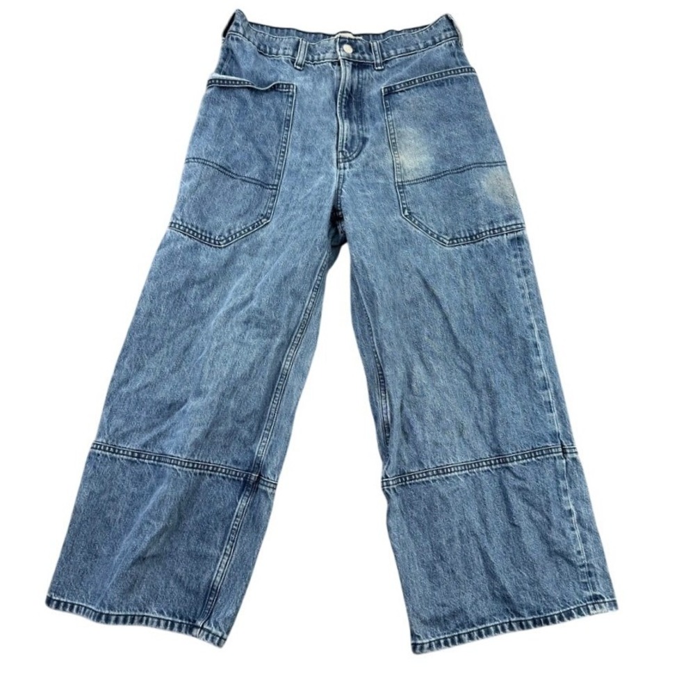 Everlane The Gardener Jean Women 28R Crop Gorpcore Utility Workwear Wide Leg